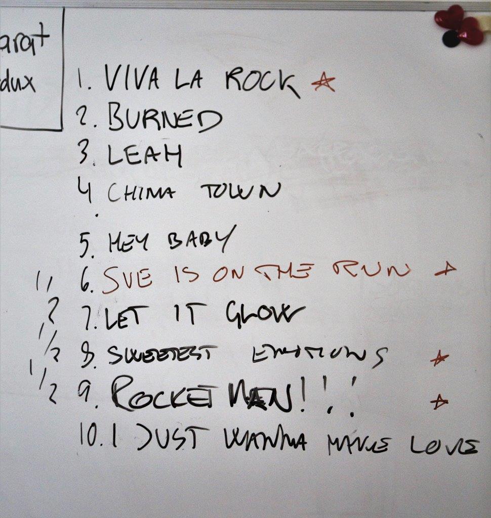 Setliste på Viva La Rock